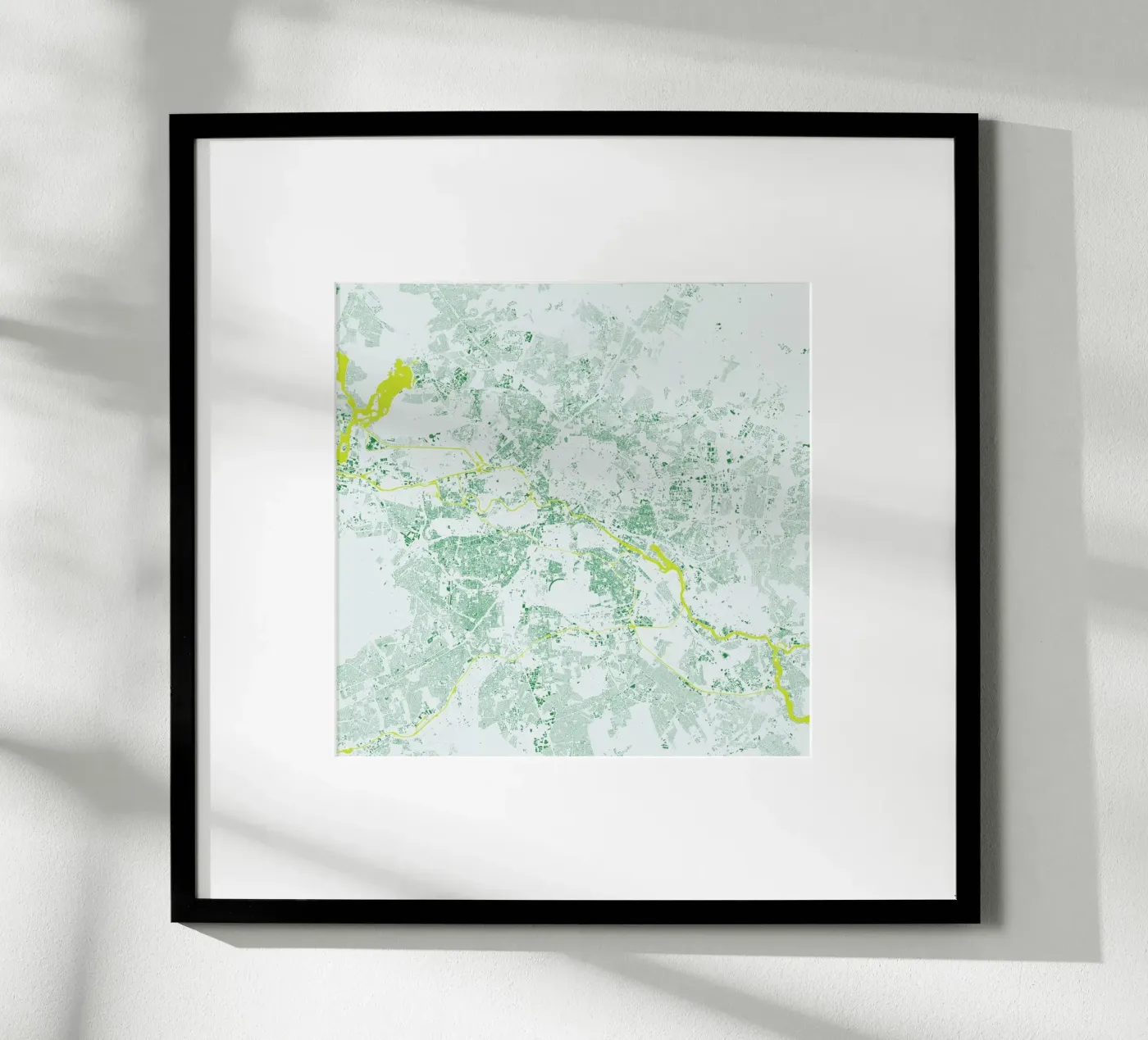 Berlin Green Poster von Urban Maps