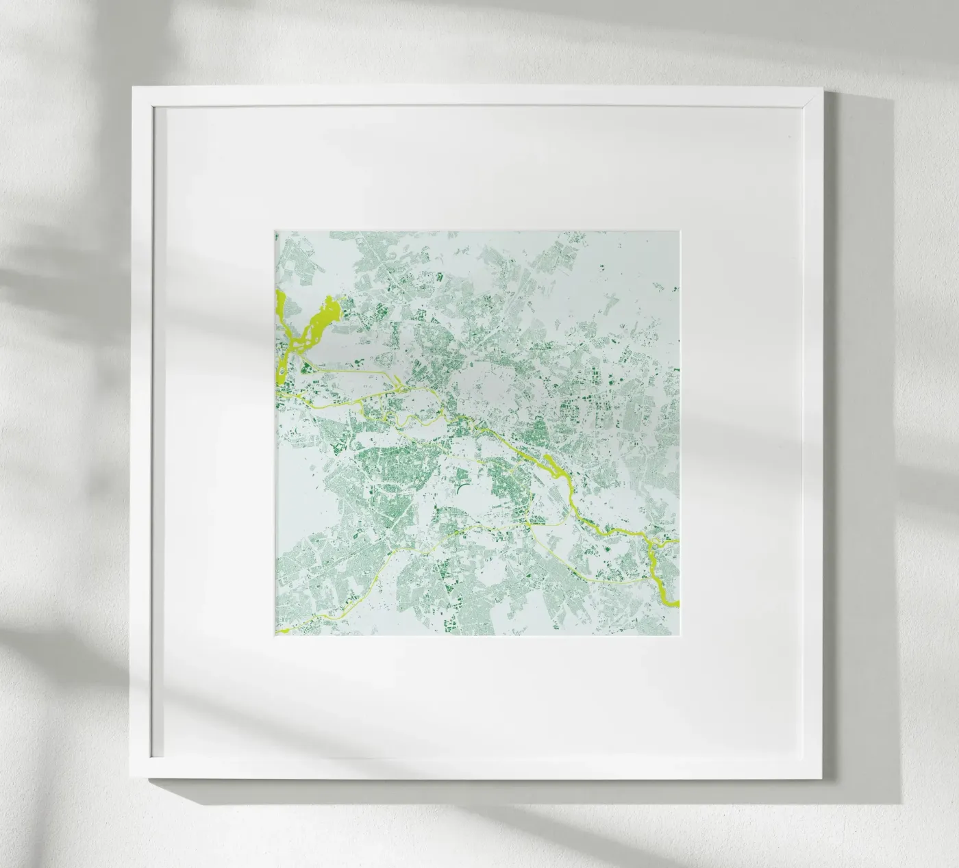 Berlin Green poster van Urban Maps