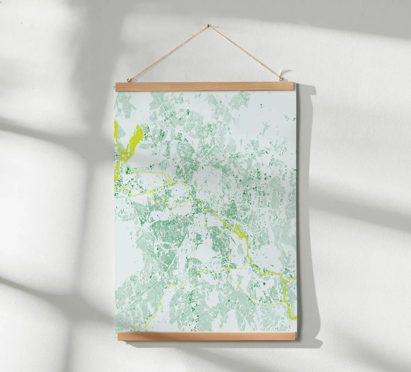 Berlin Green poster van Urban Maps