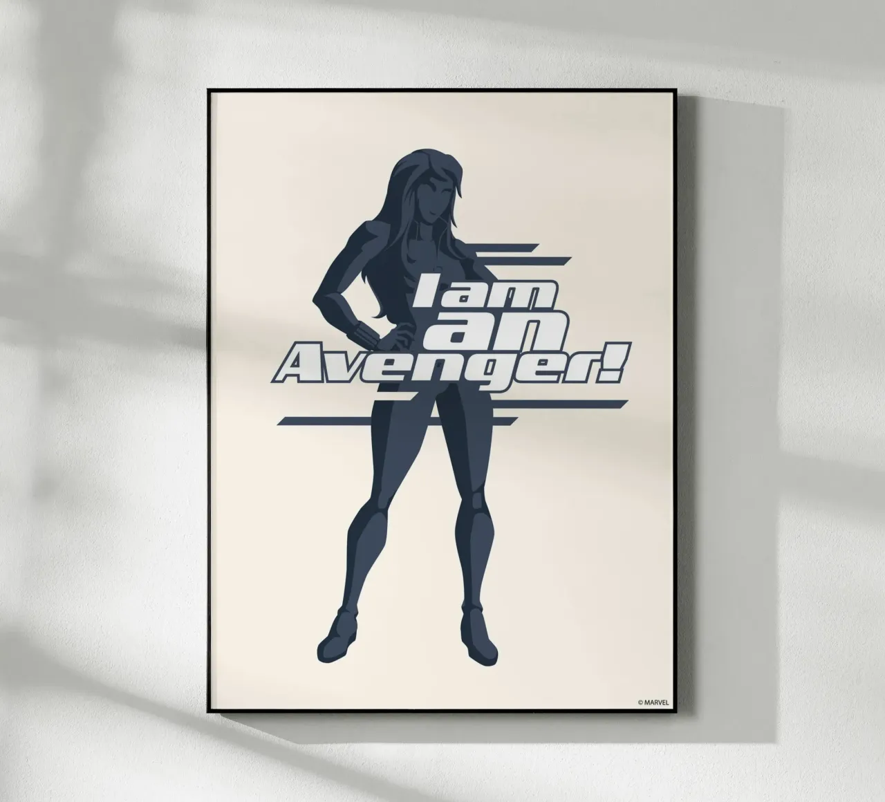 Black Widow - I am an Avenger! plexiglass da MARVEL Designs by JUNIQE