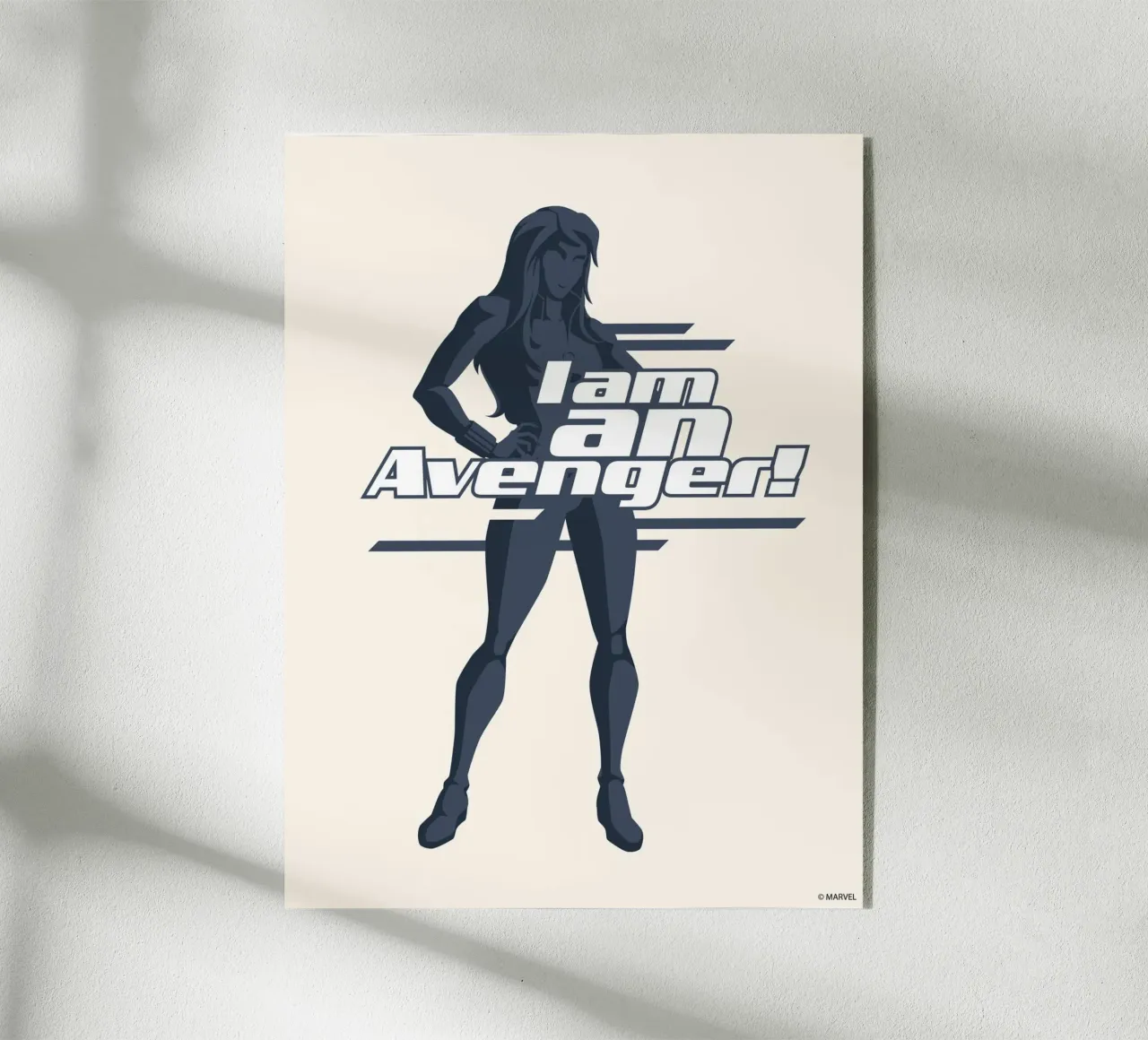 Black Widow - I am an Avenger! plexiglass da MARVEL Designs by JUNIQE