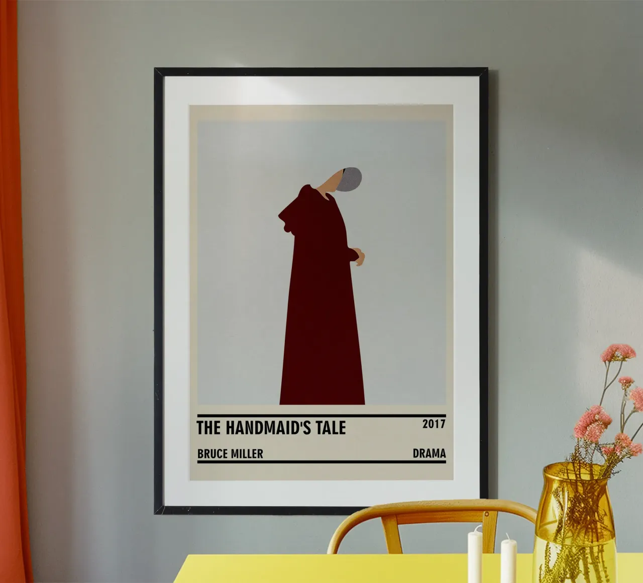 The Handmaid's Tale poster con telaio in legno da TheArtstudio