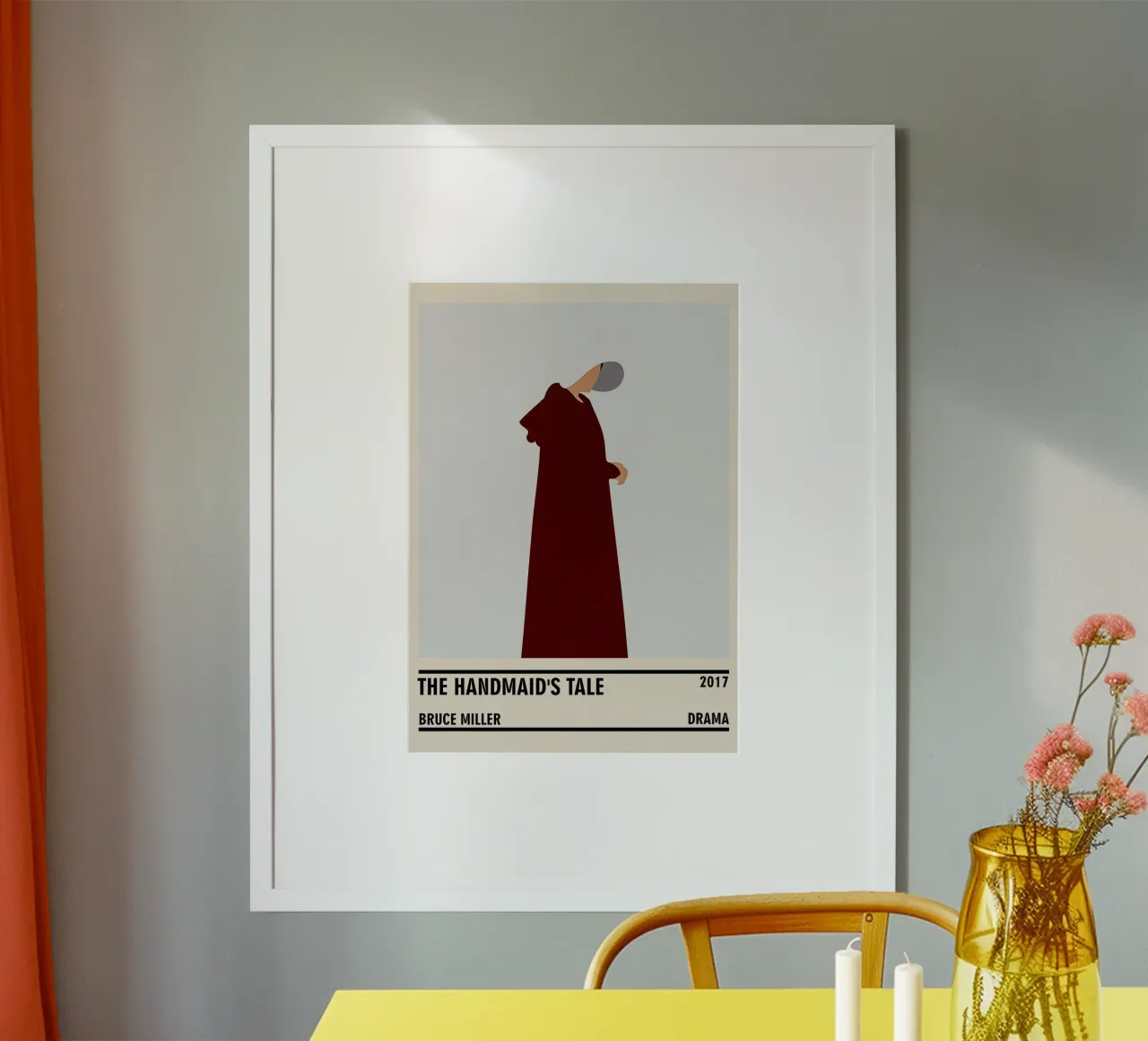The Handmaid's Tale poster con telaio in legno da TheArtstudio