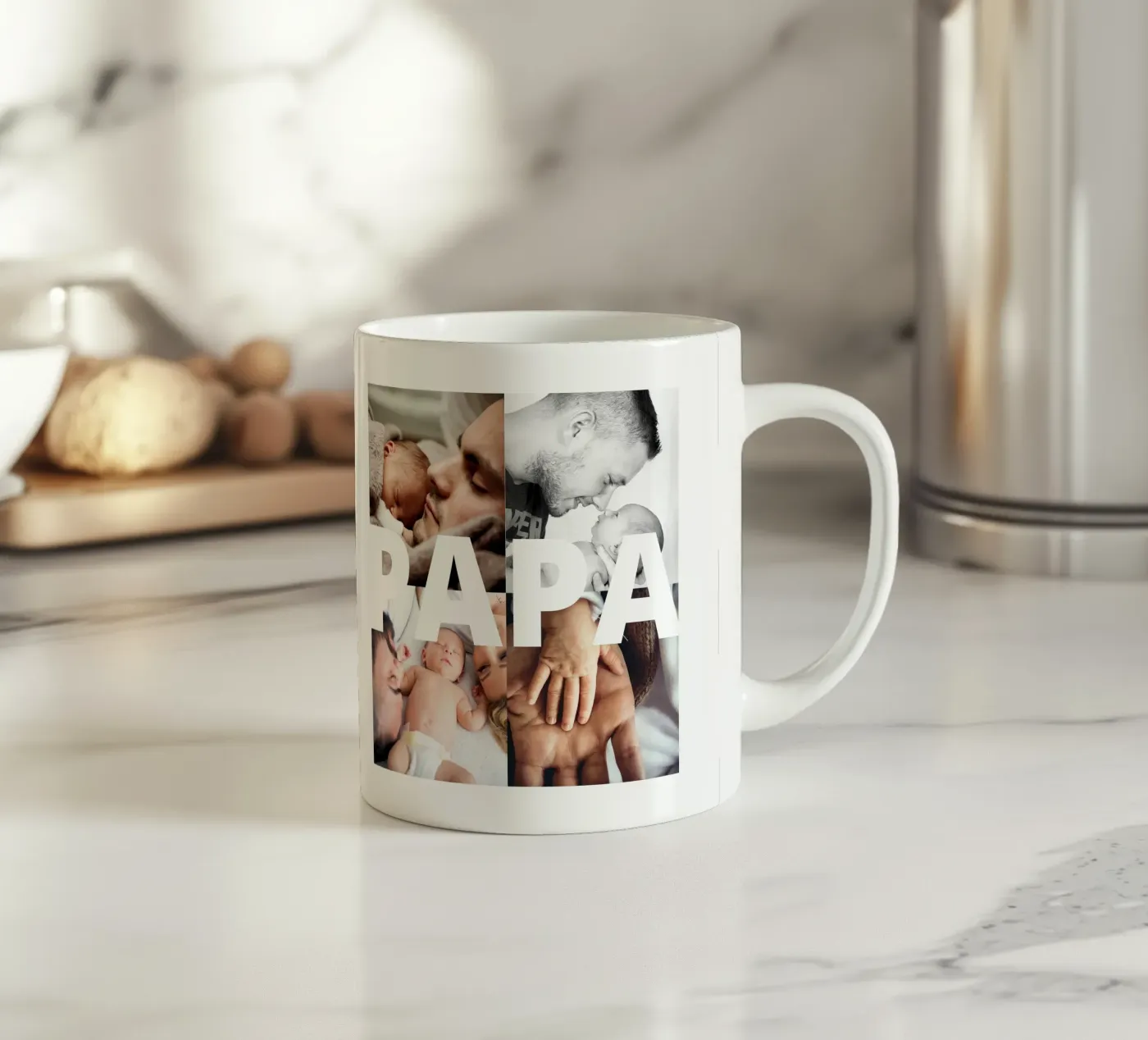 Dad ceramic mug by we line studio - design