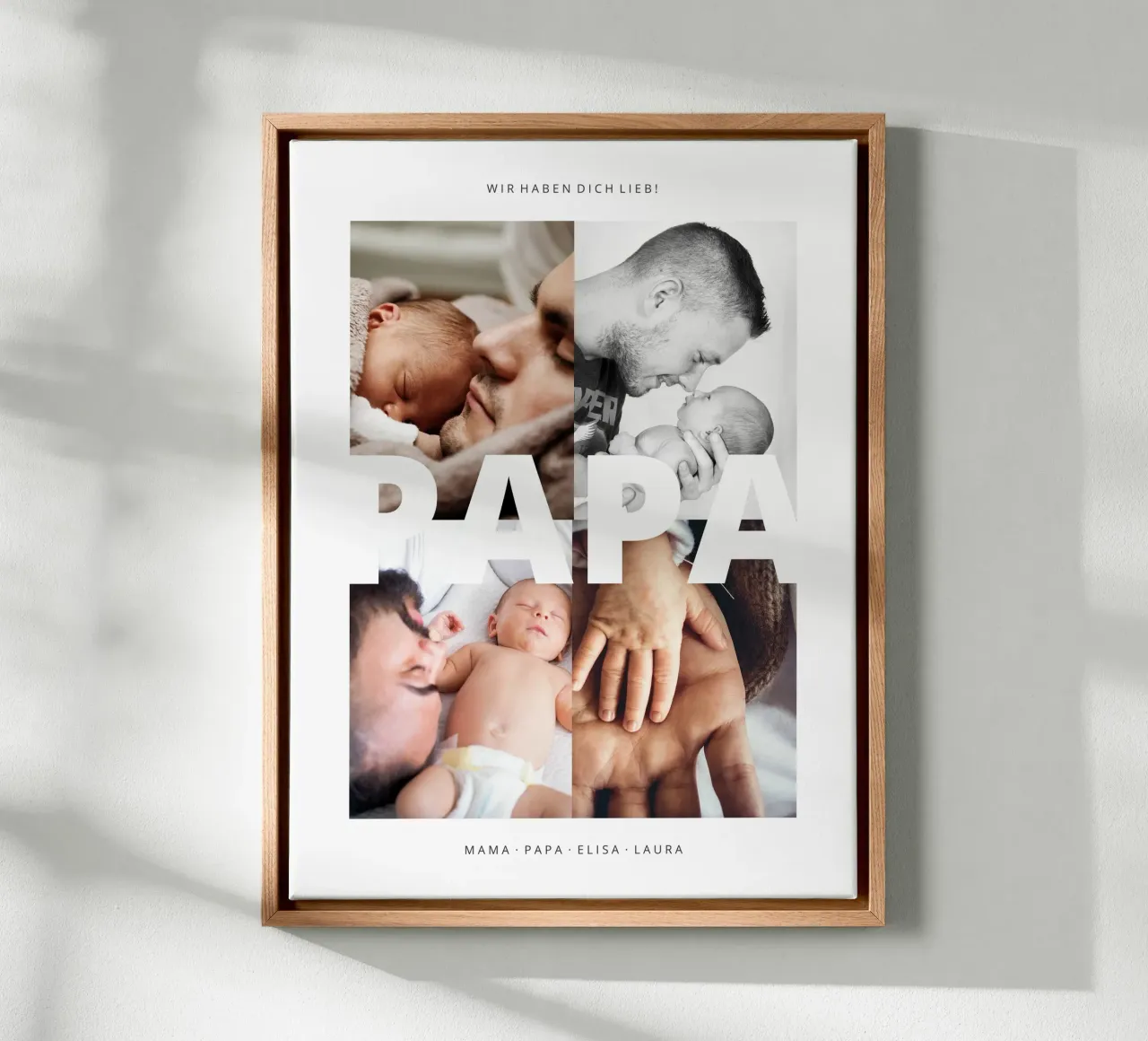 Dad tela con Cornice a cassetta da we line studio - design