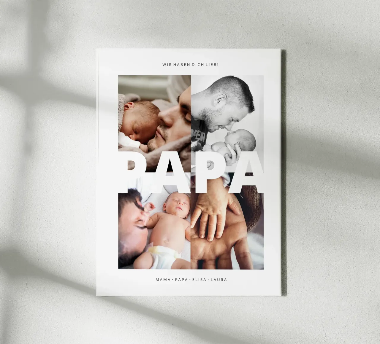 Dad tela con Cornice a cassetta da we line studio - design