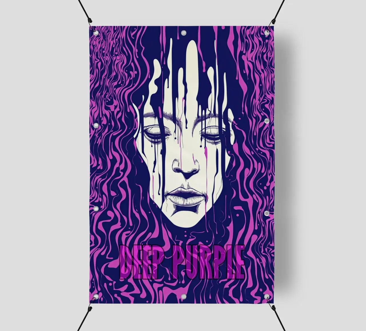 Deep Purple | Hard rock in deep purple color telo in pvc da Autofocus