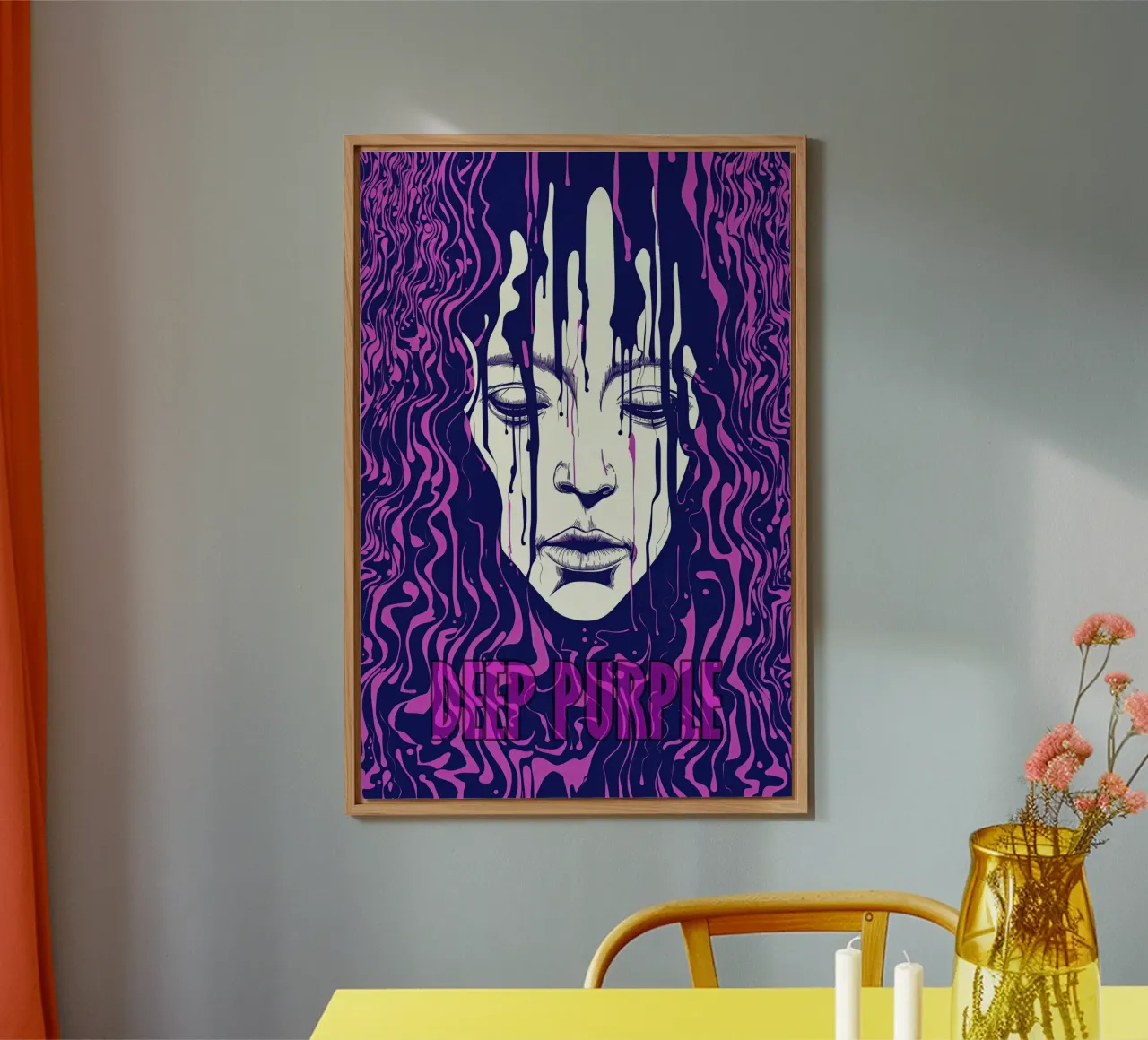 Deep Purple | Hard rock in deep purple color alluminio dibond da Autofocus