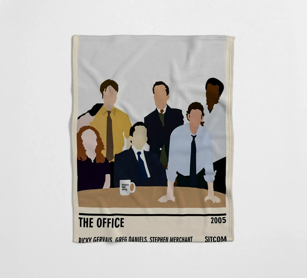 The Office fleece blanket by TheArtstudio