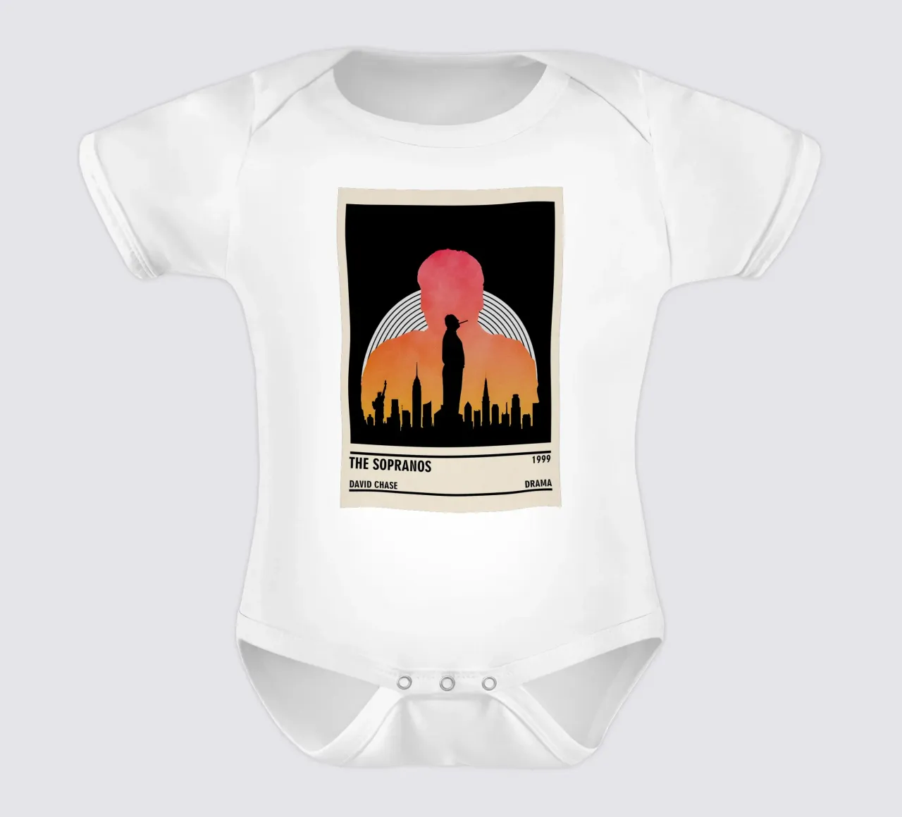 The Sopranos body neonato maniche corte da TheArtstudio