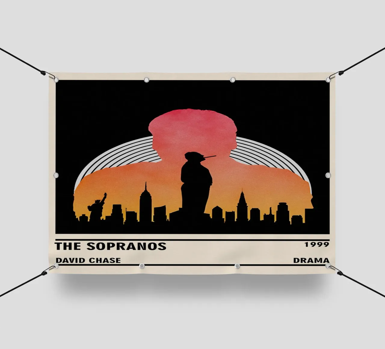 The Sopranos telo in pvc da TheArtstudio