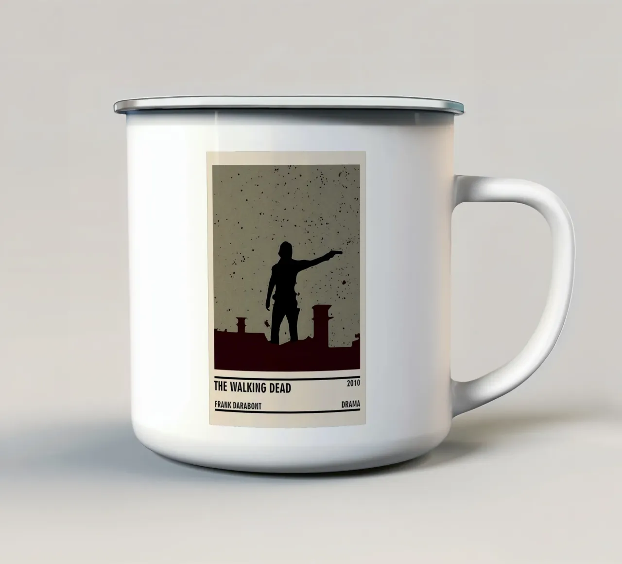 The Walking Dead tazza in smalto da TheArtstudio