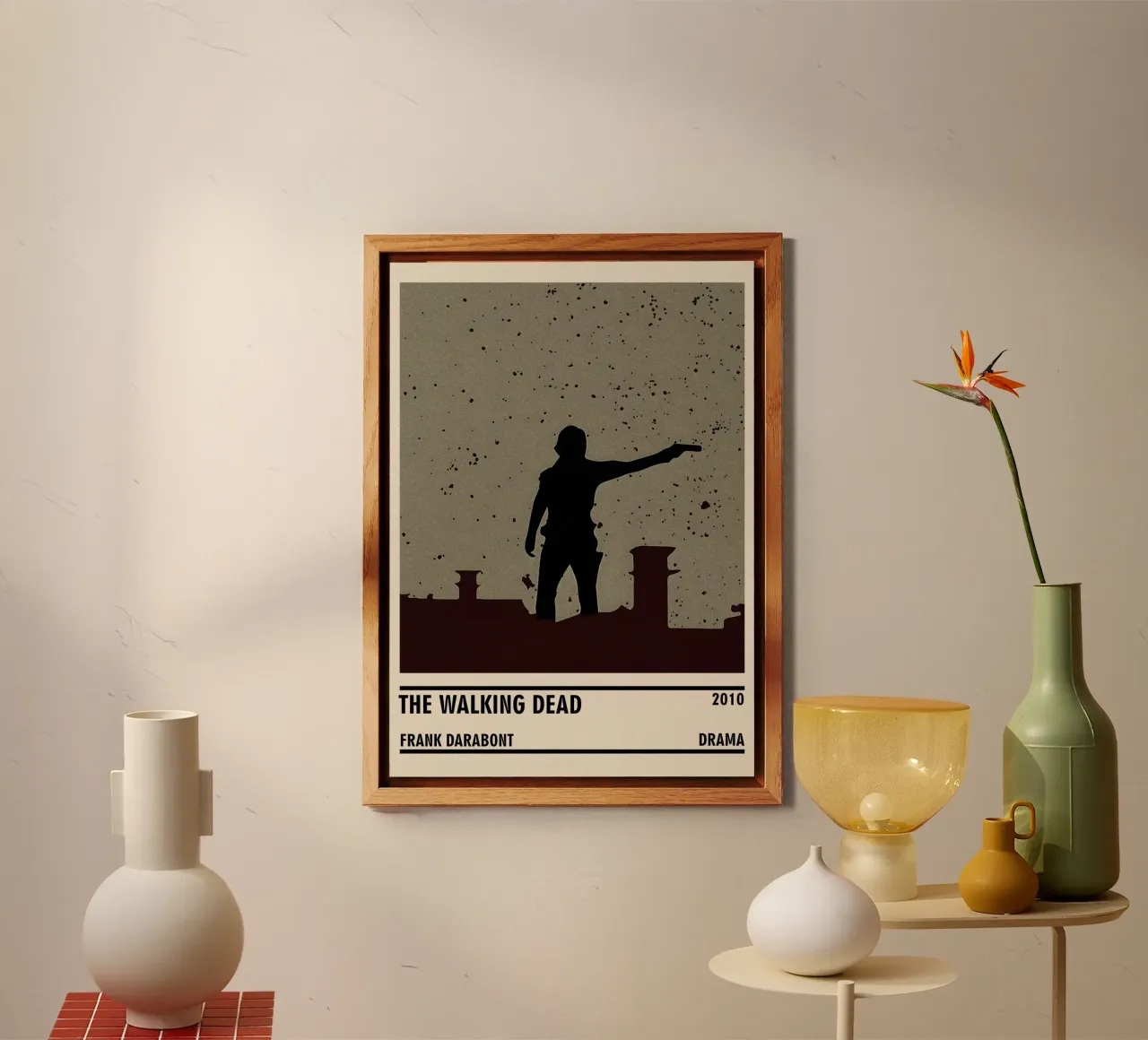 The Walking Dead alluminio dibond da TheArtstudio