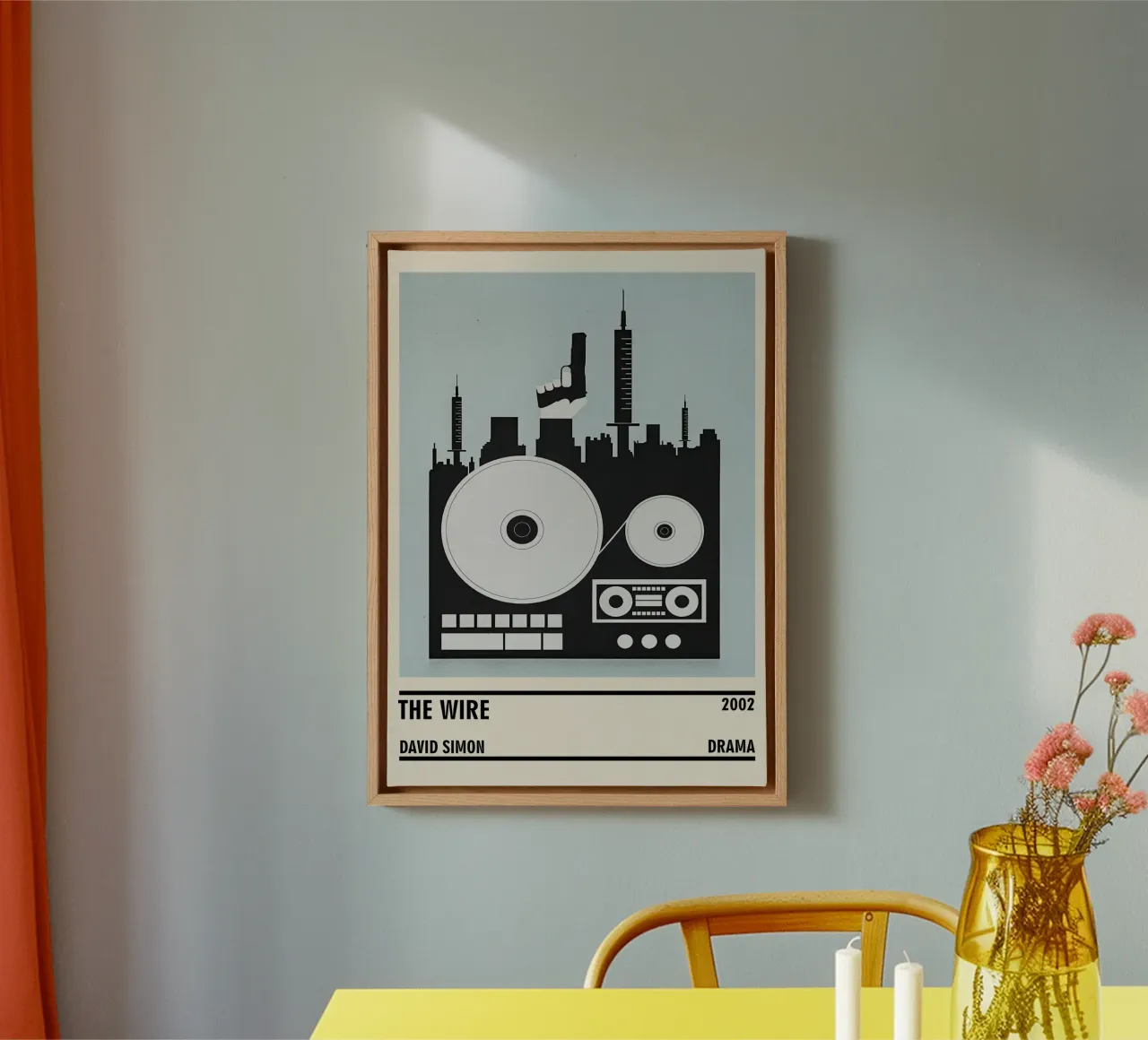 The Wire tela con Cornice a cassetta da TheArtstudio