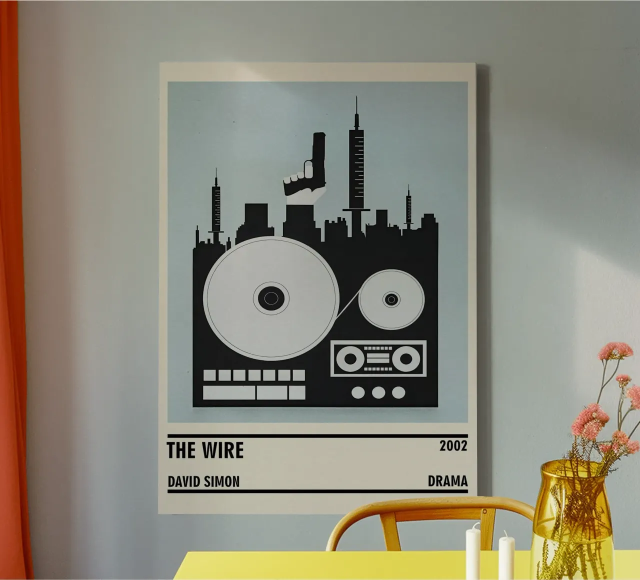 The Wire tela con Cornice a cassetta da TheArtstudio