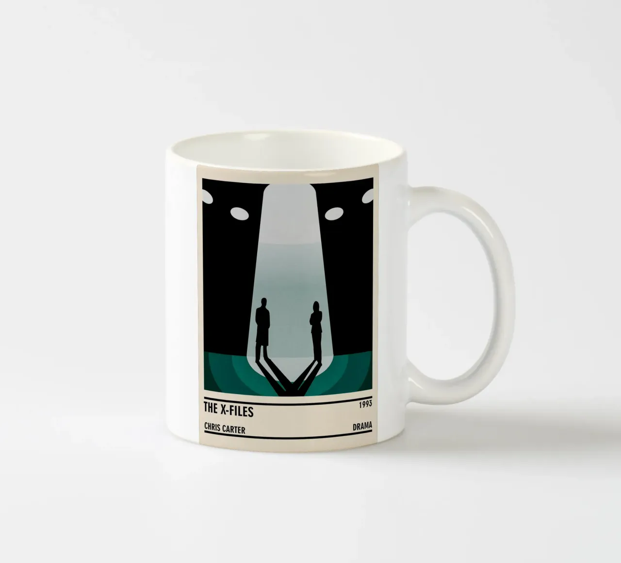 The X-Files tazza in ceramica da TheArtstudio