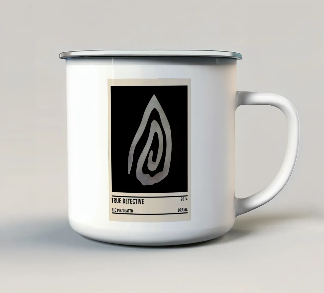 True Detective tazza in smalto da TheArtstudio