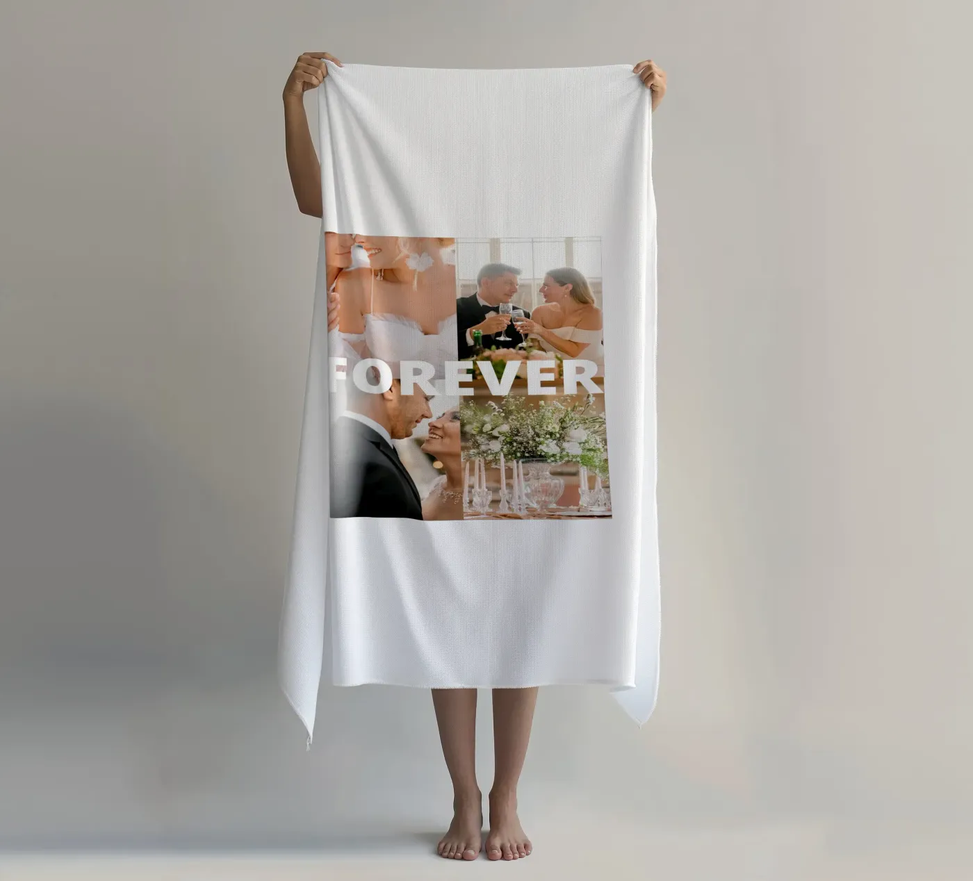 Forever beach towel by we line studio - design