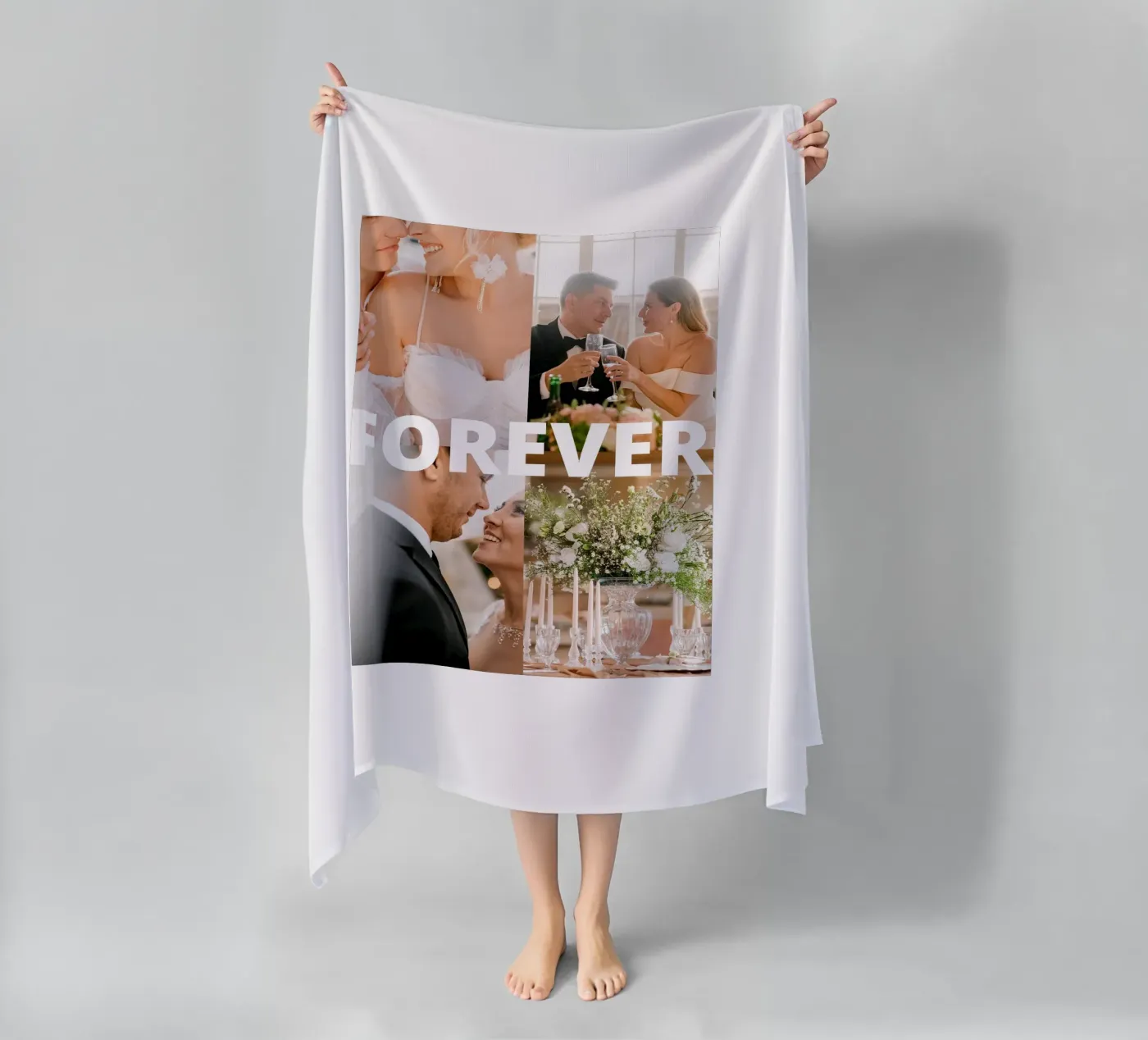 Forever beach towel by we line studio - design