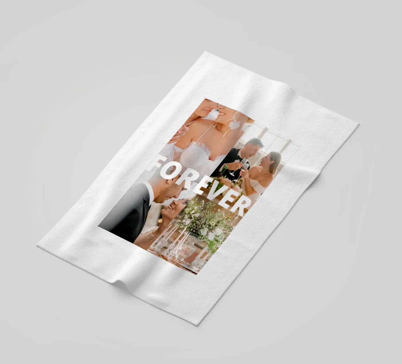 Forever beach towel by we line studio - design