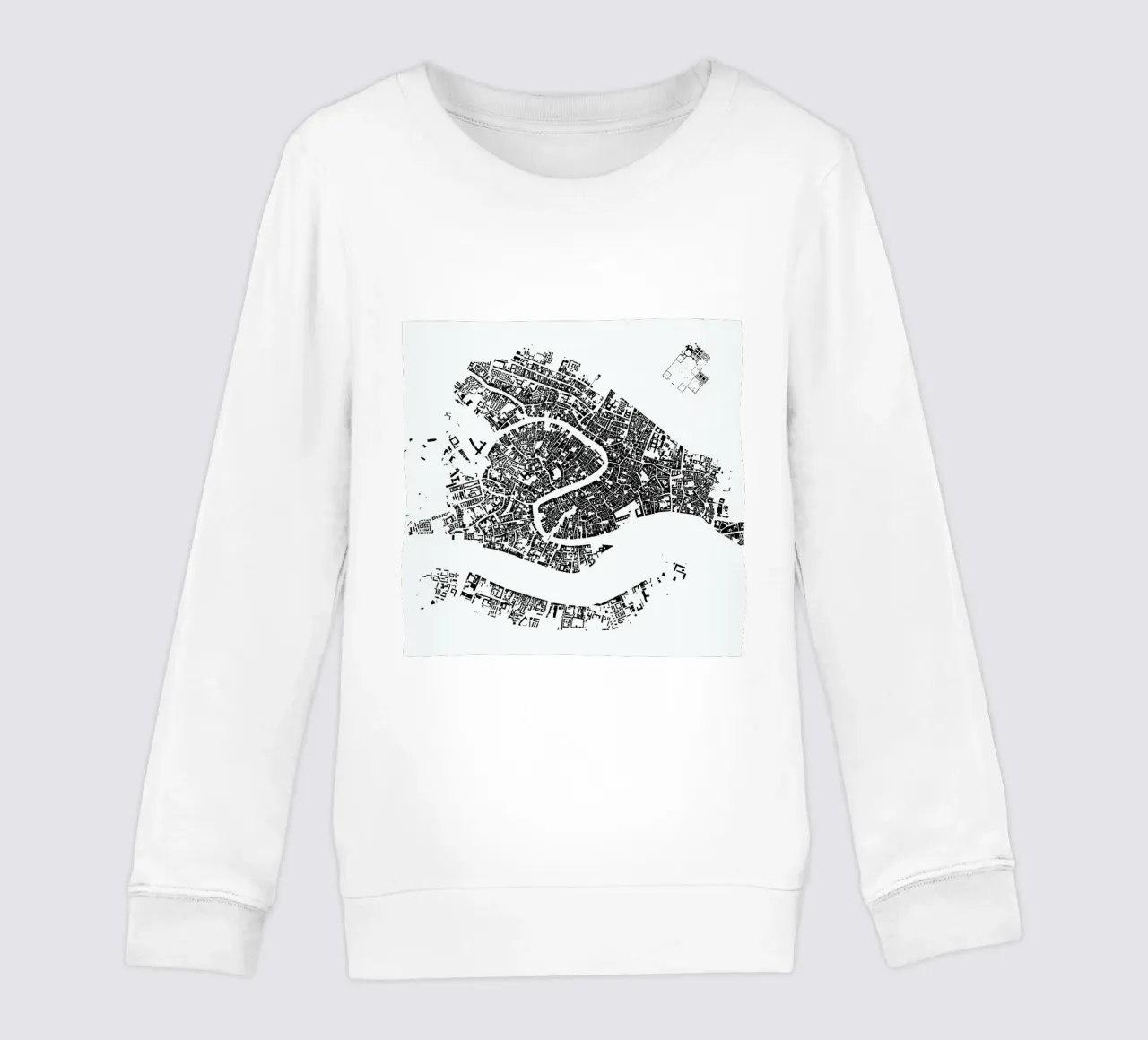 Venice White felpa bambino da Urban Maps