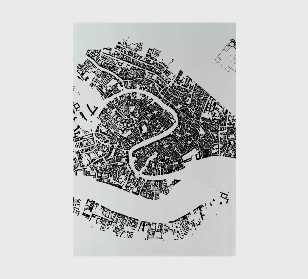 Venice White notebook by Urban Maps