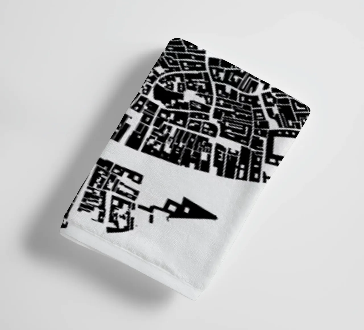 Venice White asciugamano da bagno da Urban Maps