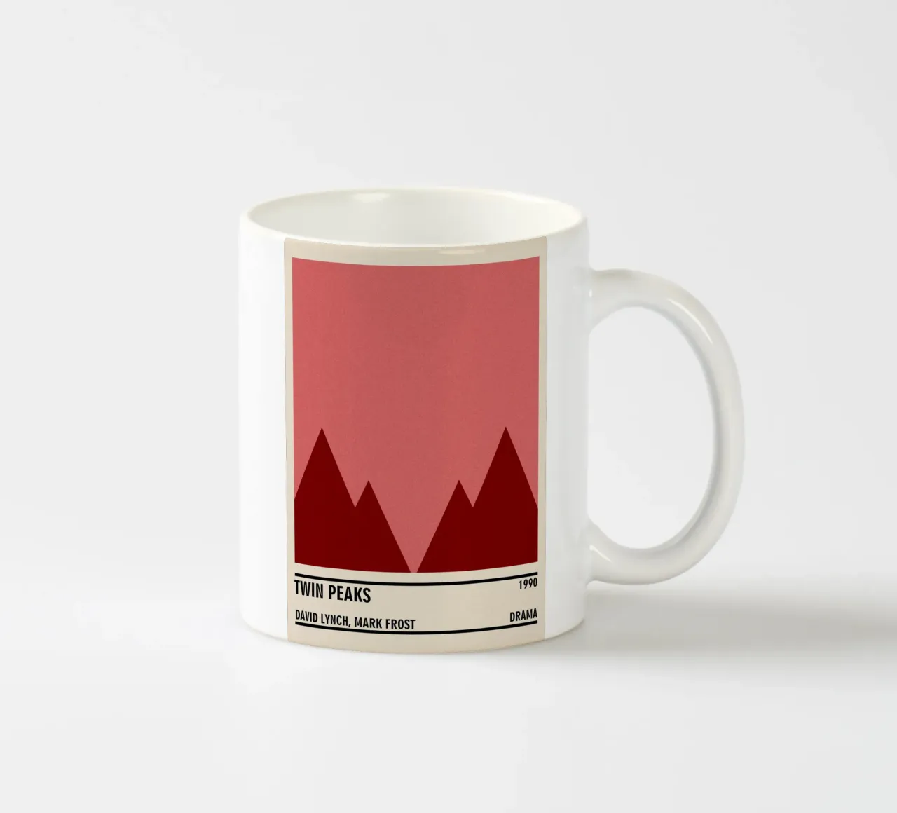 Twin Peaks ceramic mug by TheArtstudio