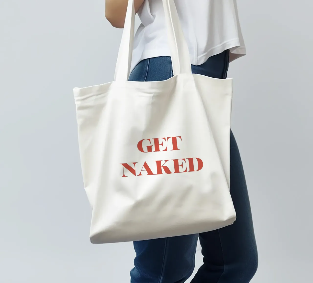 Get naked Jutebeutel von we line studio - art