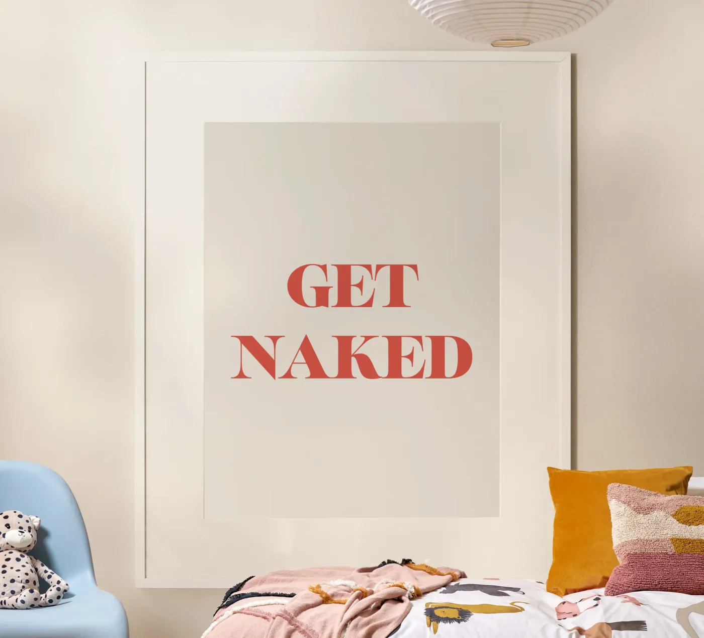Get naked poster da we line studio - art