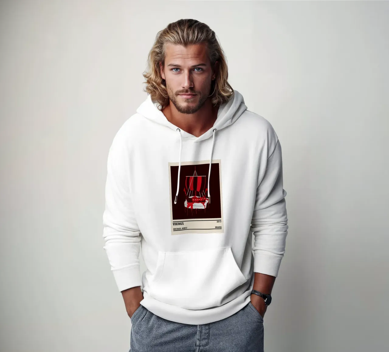 Vikings felpa con cappuccio da TheArtstudio