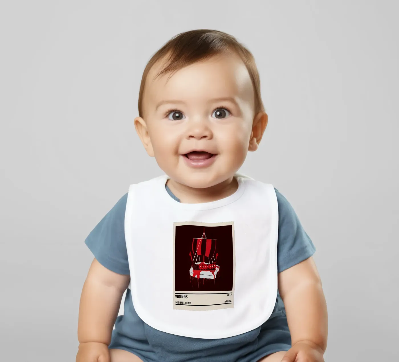 Vikings baby slabbetje van TheArtstudio