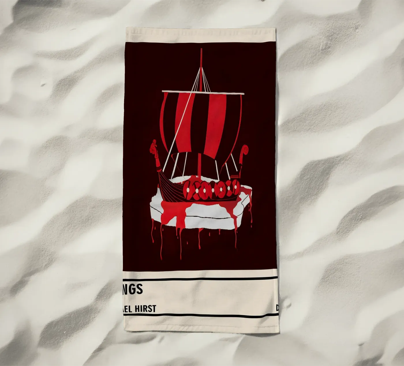 Vikings strandhanddoek van TheArtstudio