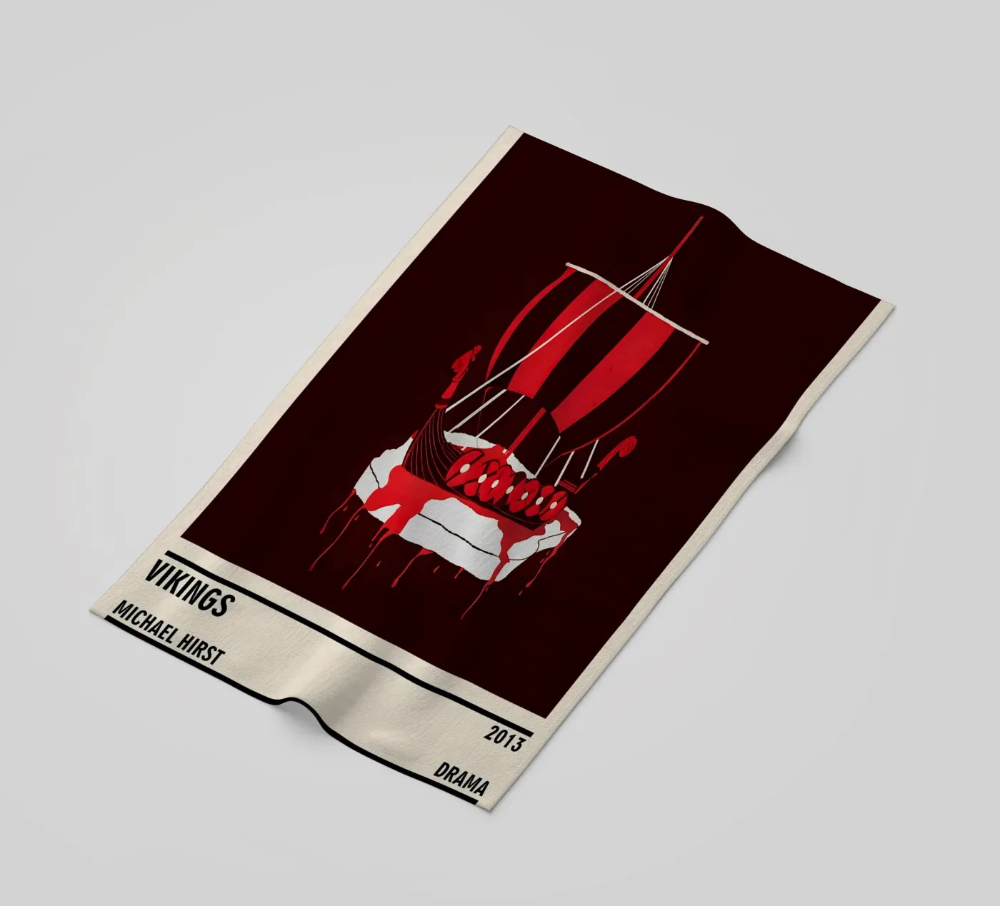 Vikings strandhanddoek van TheArtstudio