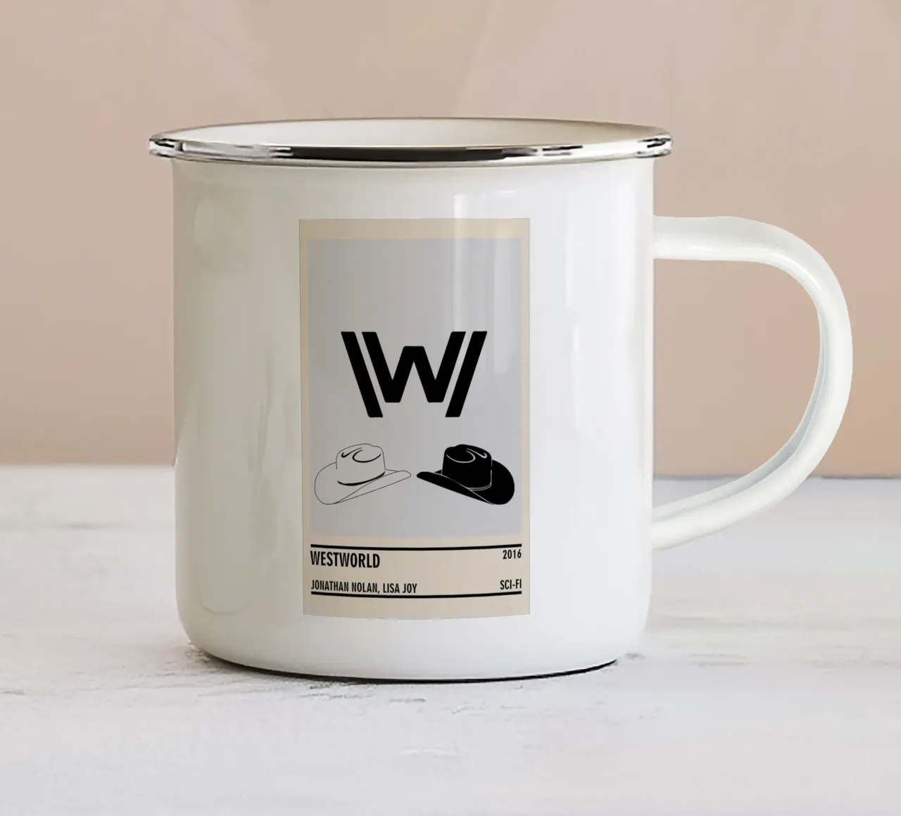 Westworld tazza in smalto da TheArtstudio