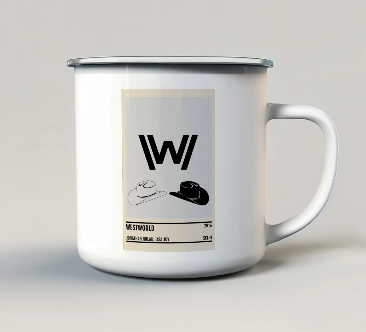 Westworld tazza in smalto da TheArtstudio