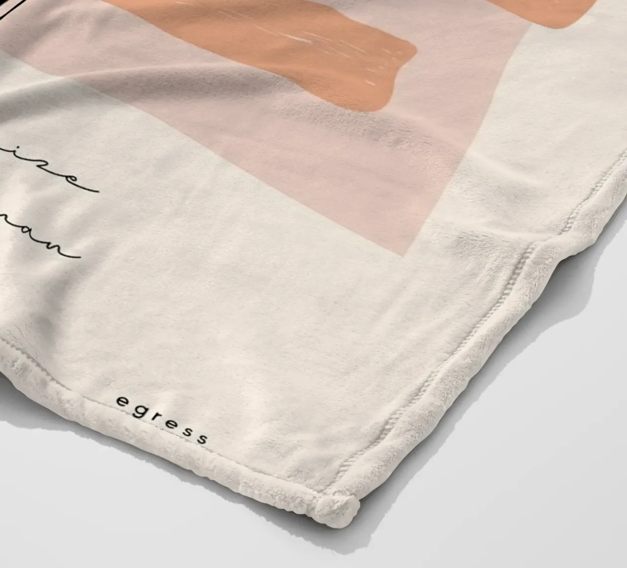 Illustrazione di fiori eleganti - Design lineare moderno coperta in pile da Whole©