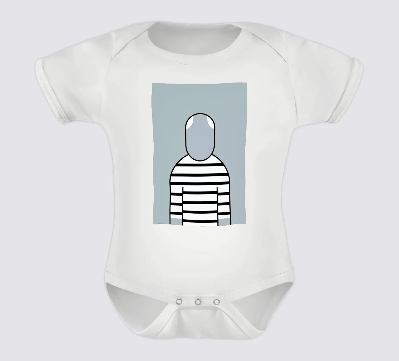 Pablo short-sleeve baby romper by Ale Giorgini