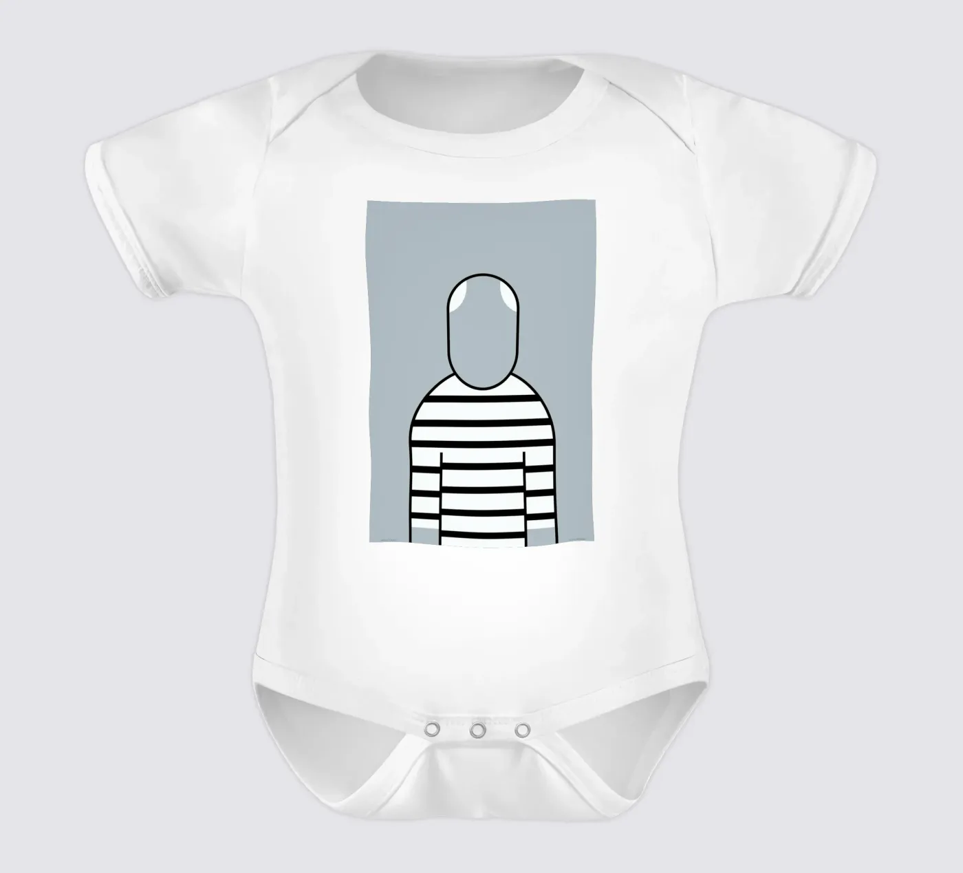 Pablo short-sleeve baby romper by Ale Giorgini