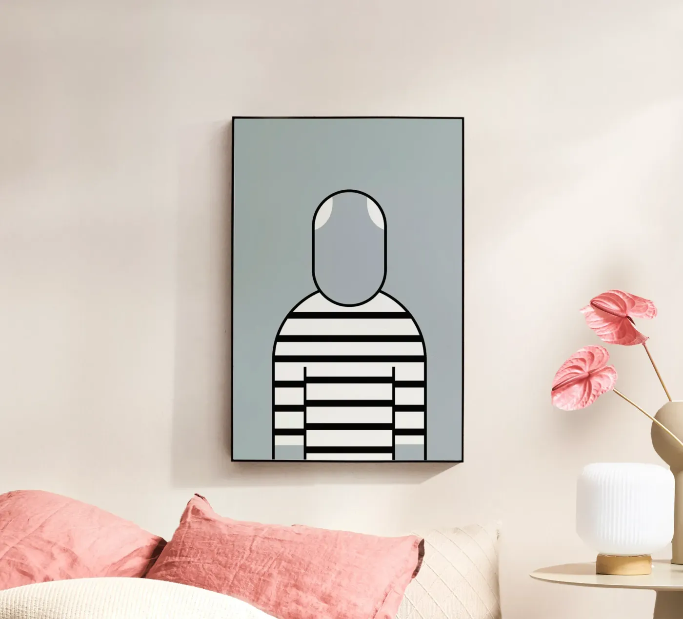 Pablo acryl van Ale Giorgini