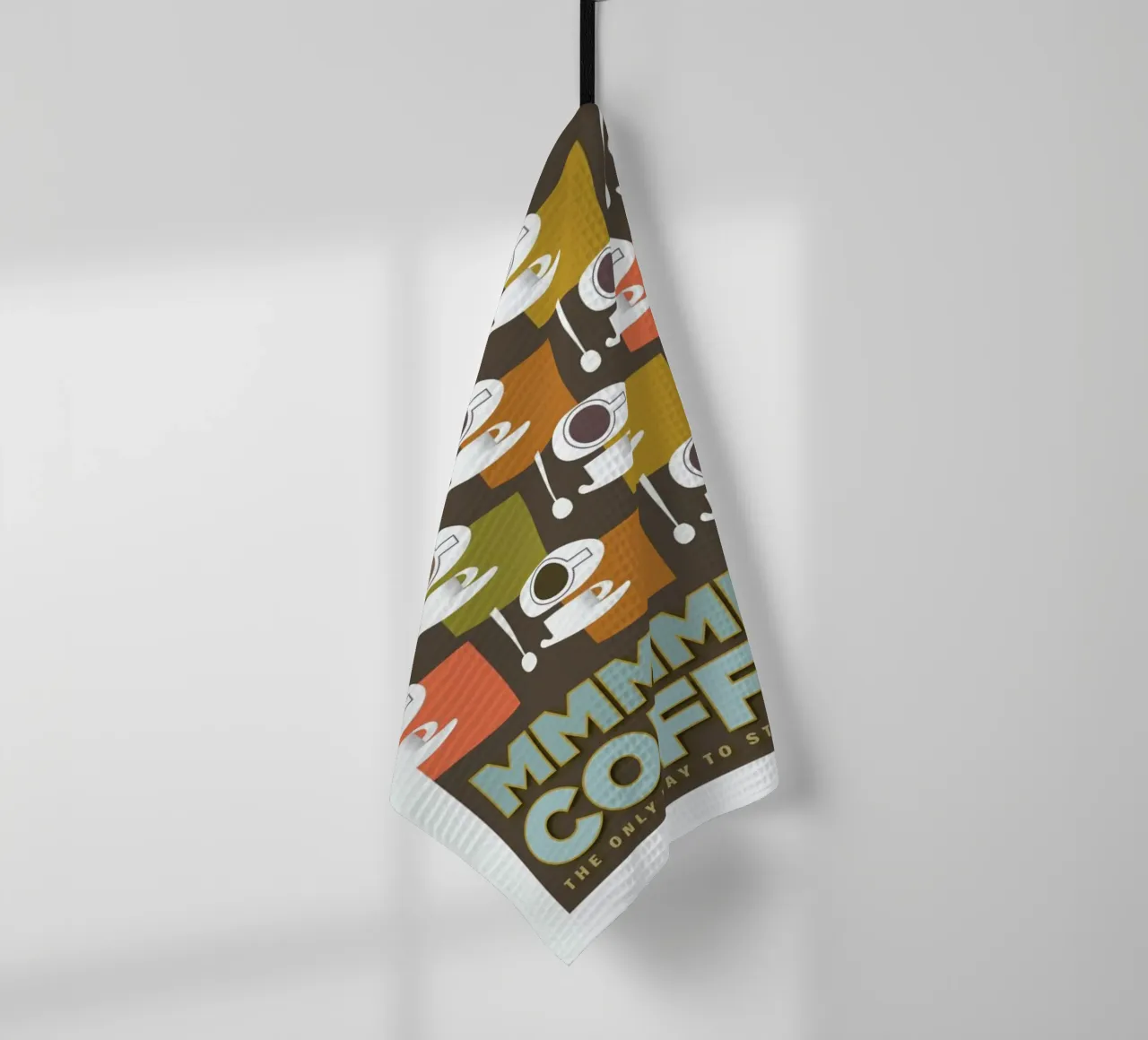 MMM Coffee paño de cocina de Visual Philosophy