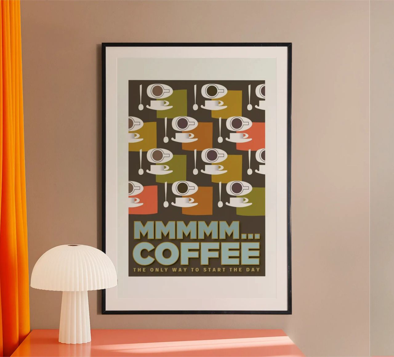 MMM Coffee Poster von Visual Philosophy