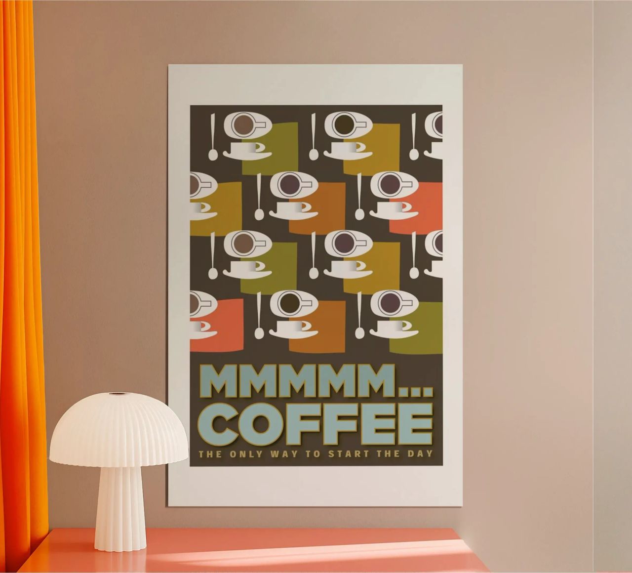 MMM Coffee Poster von Visual Philosophy
