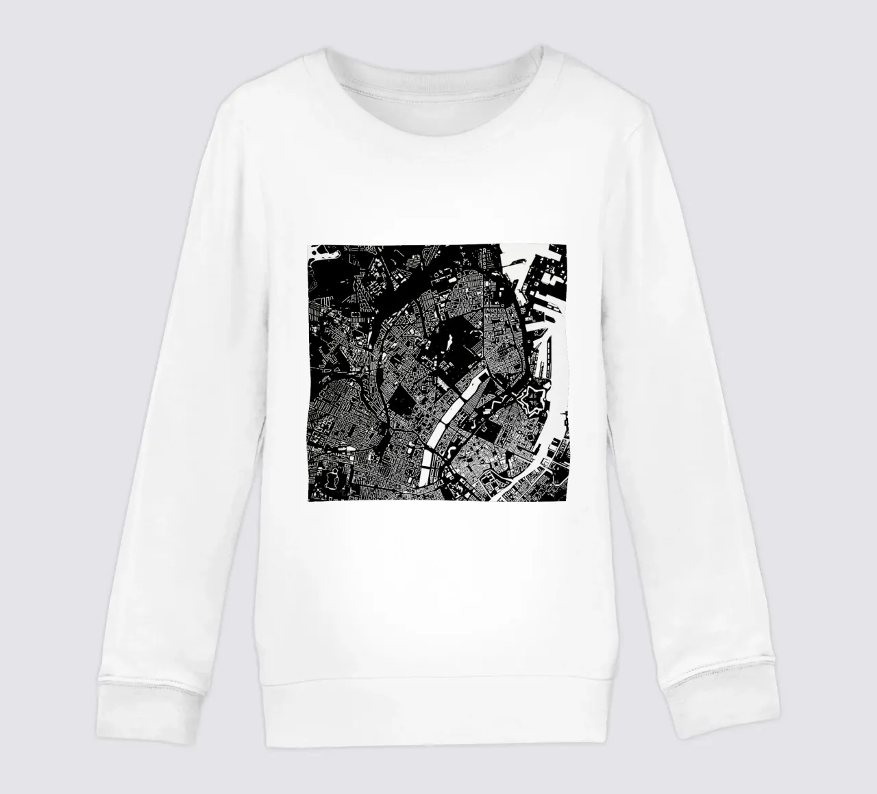 Copenhagen Black felpa bambino da Urban Maps