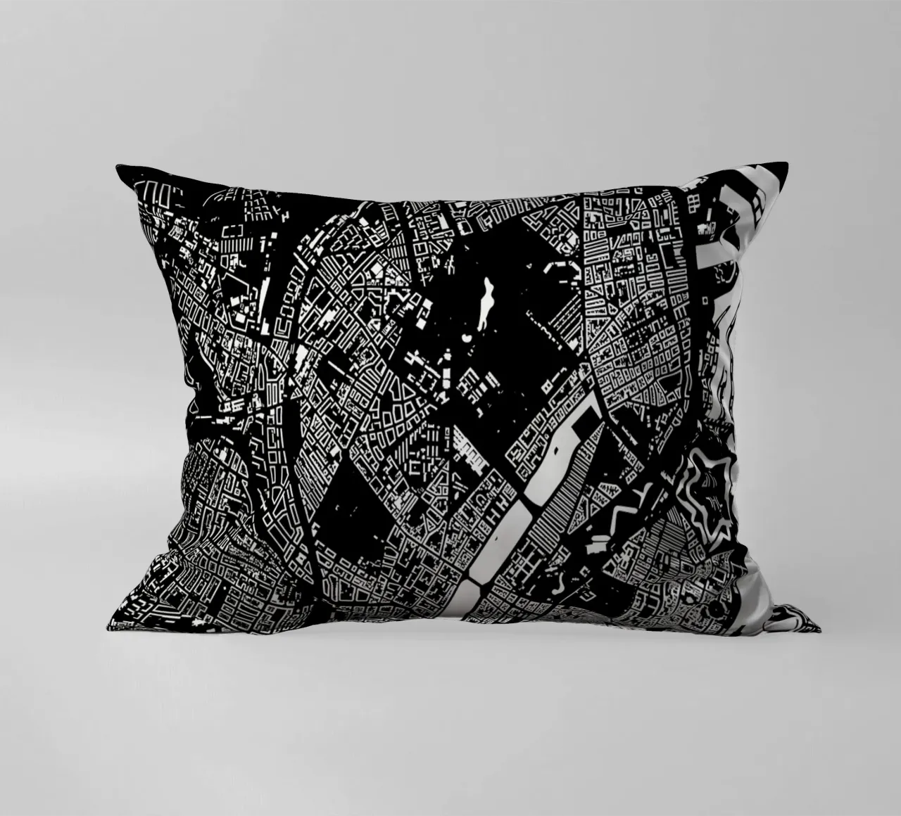 Copenhagen Black cuscino da Urban Maps