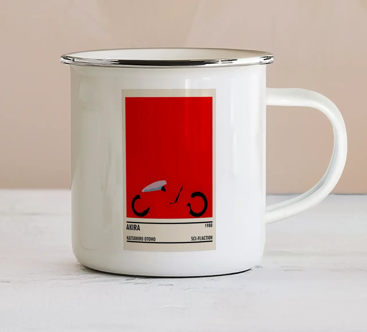 Akira tazza in smalto da TheArtstudio