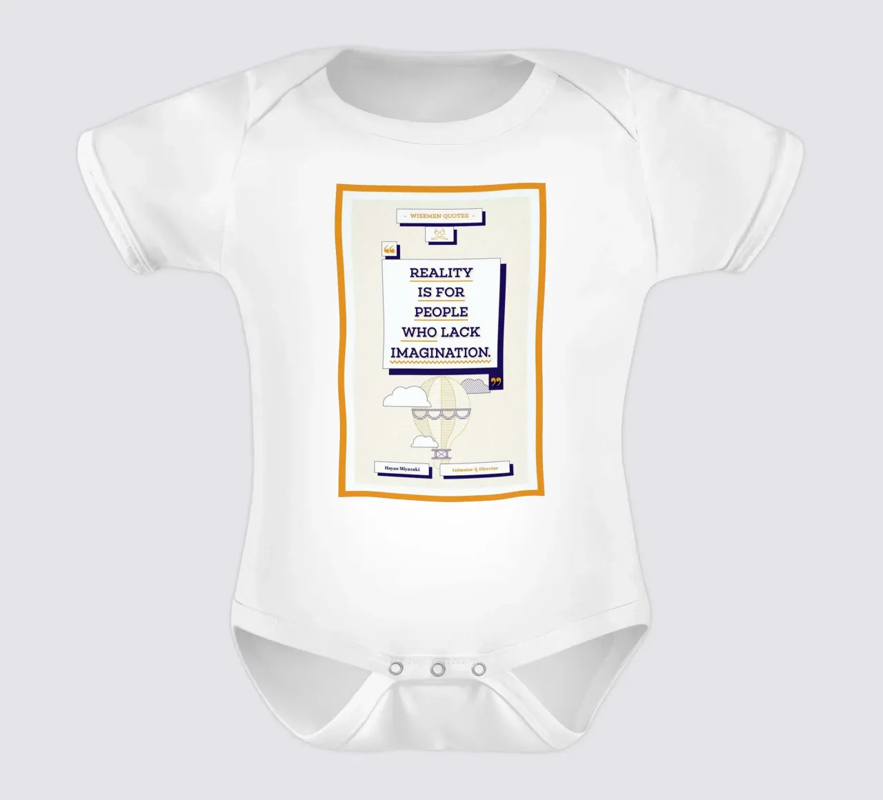 Hayao Miyazaki short-sleeve baby romper by Aycan Elijah Yilmaz