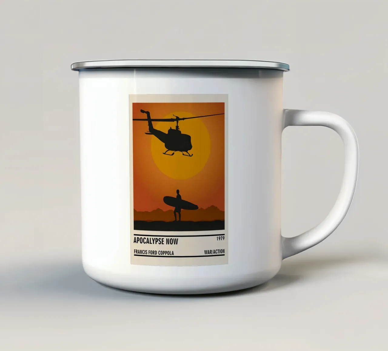 Apocalypse Now tazza in smalto da TheArtstudio