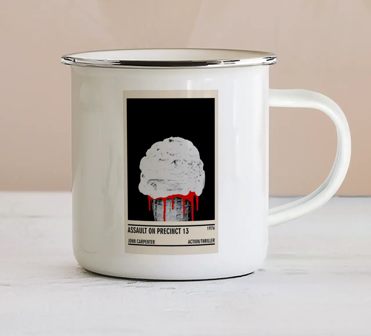 Assault on Precinct 13 tazza in smalto da TheArtstudio