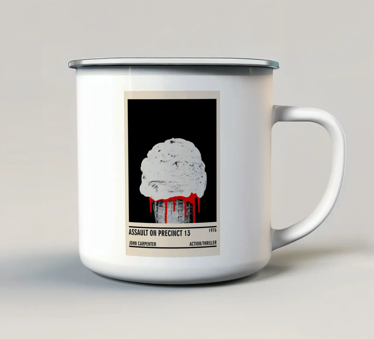 Assault on Precinct 13 tazza in smalto da TheArtstudio